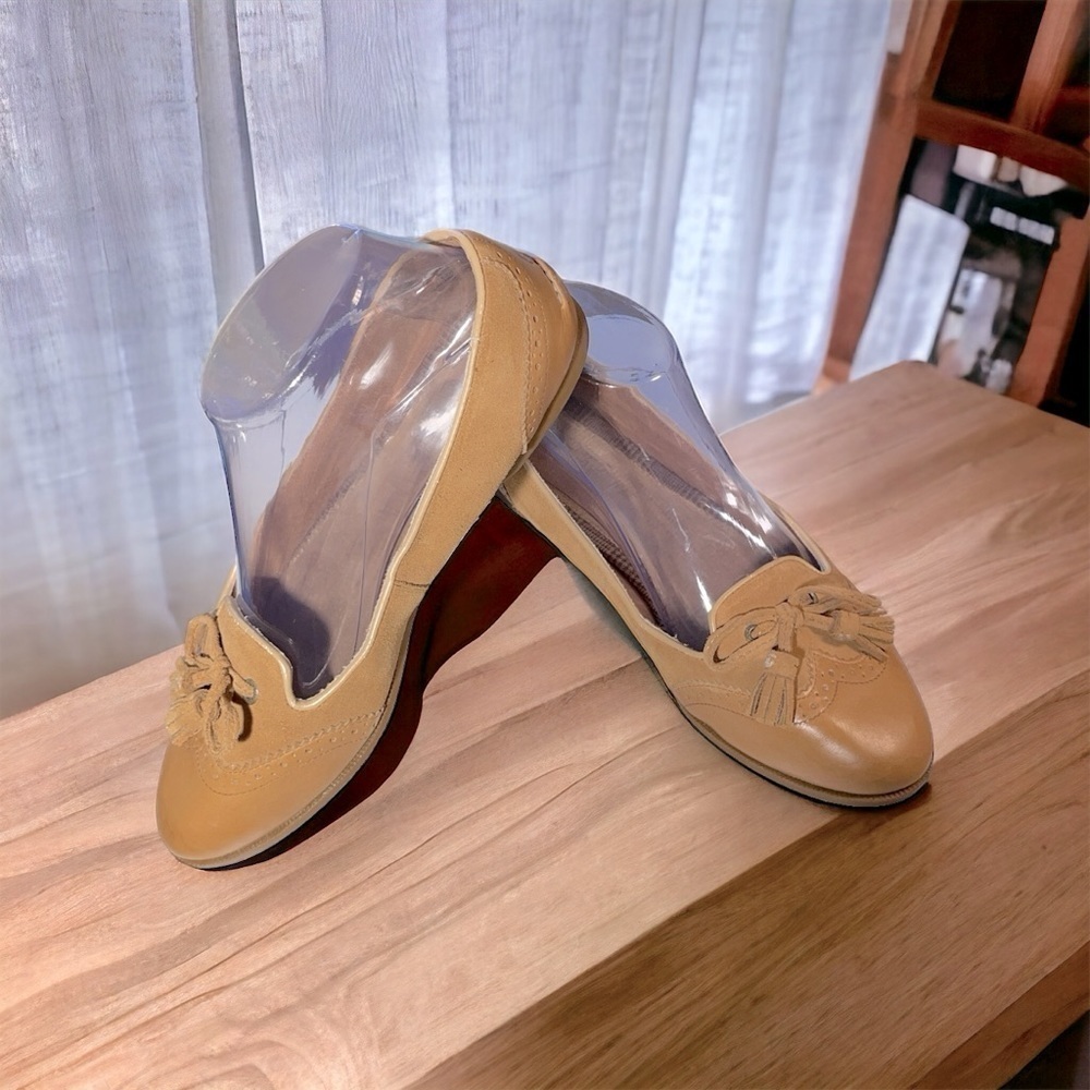 Sperry Top-Sider Tan Leather Tassel Loafers Flats Size 7M - Picture 3 of 15